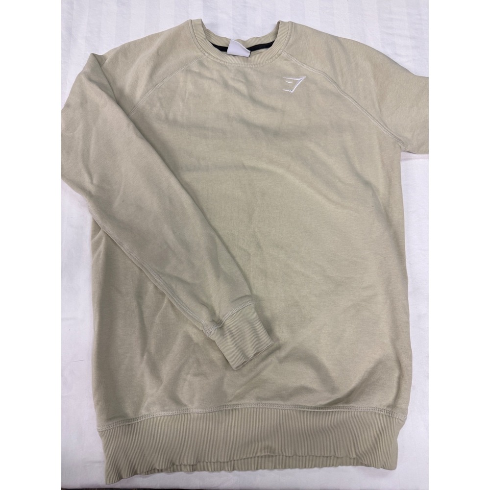 Gymshark Womens XS Beige Tan Crewneck Sweatshirt Workout
Gym Fall Cozy Yoga